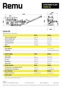 Remu Combi E8 Brochure