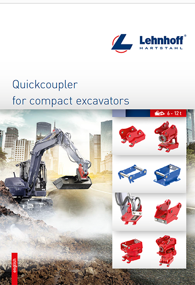 Lehnhoff Quickcoupler for compact excavators 