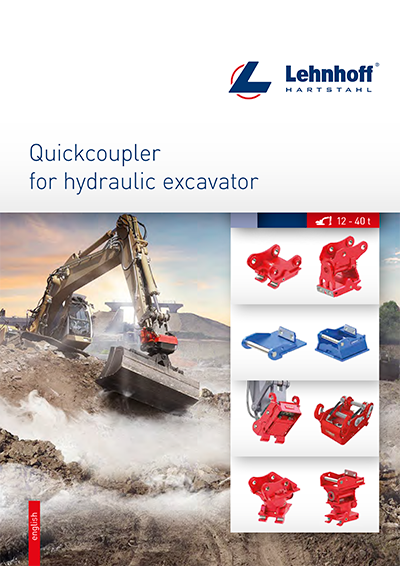 Lehnhoff Quickcoupler for hydraulic excavators