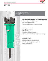 Montabert Medium Concrete Breaker Brochure