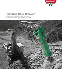 Montabert Variable Range Brochure Demolition Breaker