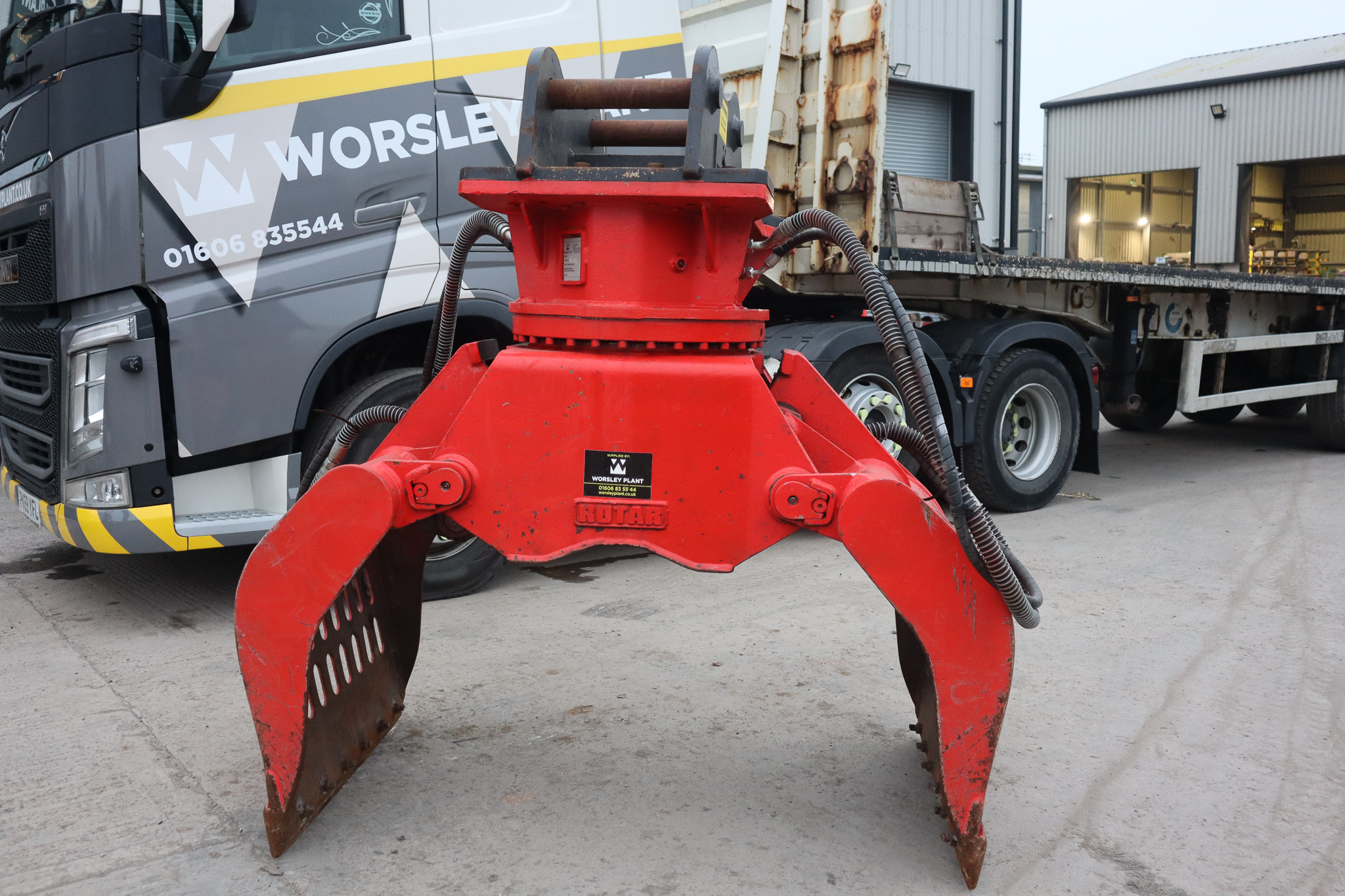 USED Rotar RG15 Rotating Grab FOR SALE AND HIRE.