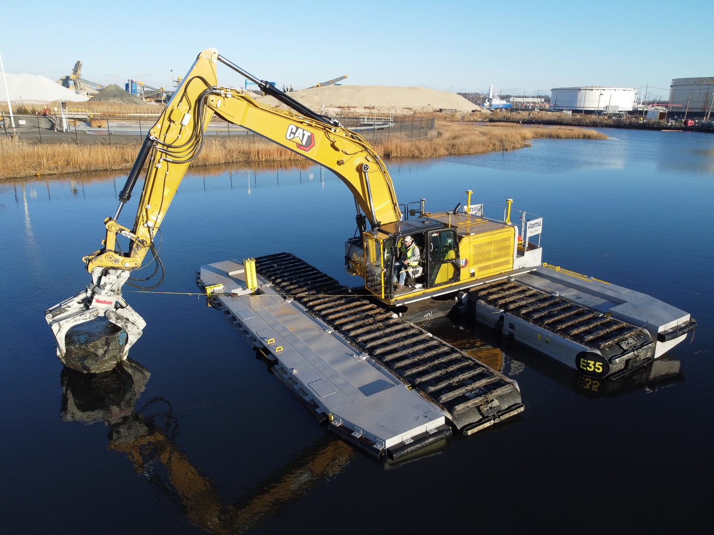 Amphibious Excavator